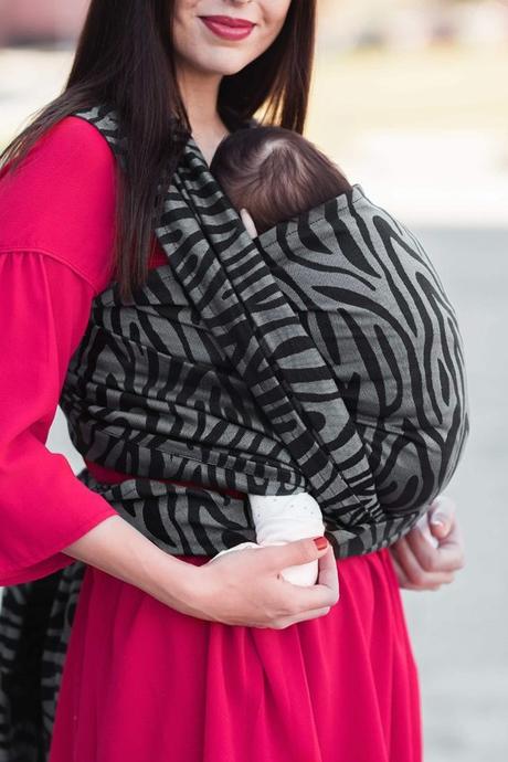 Šatka be lenka - zebra - grey, be lenka