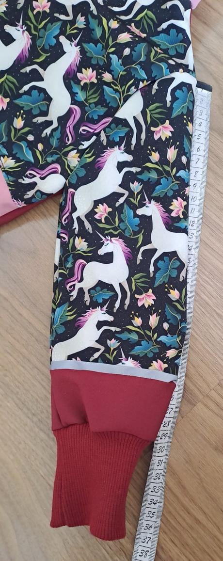 Softshellova súprava jednorožec, 92 / 98 / 104
