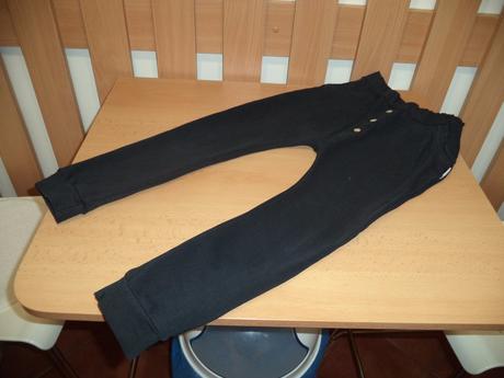 Čierne nohavice wilks, 128, 128