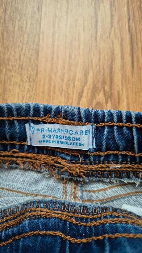 Rifove šortky,  veľkosť 98, nenosené, primark,98