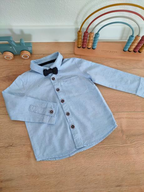 Chlapčenská slávnostná košeľa s motýlikom, 80-86, 86