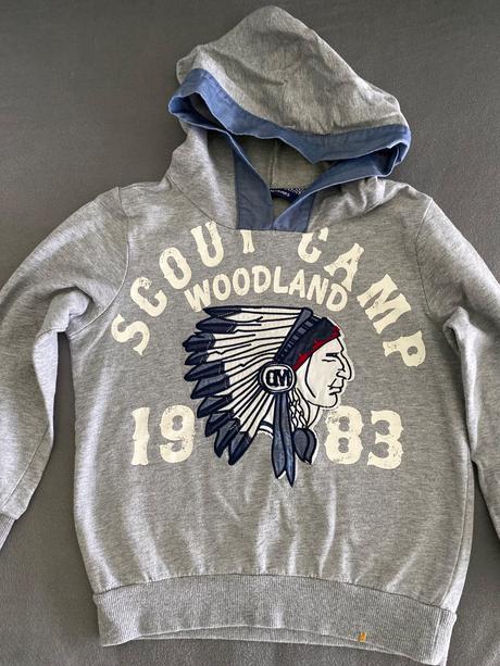 Detská mikina na 9r chlapca, original marines,128