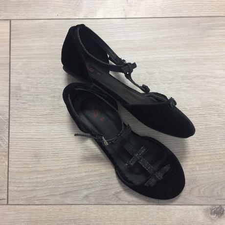 Topánky zamatové dievčenské ovs č.31, vd -19,3cm, 31