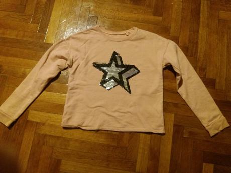 Mikina s pretacacim obrazkom 158-164, c&a,164