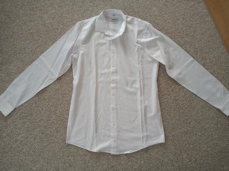Pánska biela obleková košeľa, 41