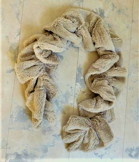 Kožušinkový teplý šál, l