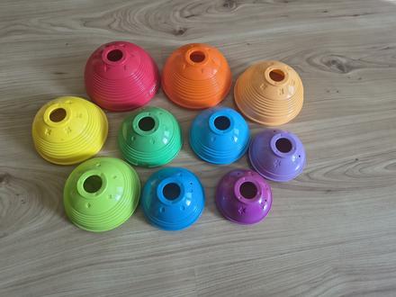 Poháre na skladanie fisher price,