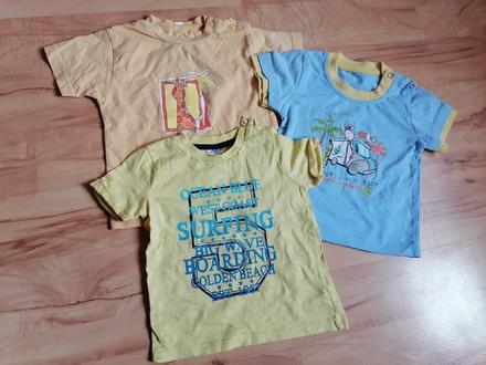 Tričká na leto so zapínaním pri krku - 80/86, 80