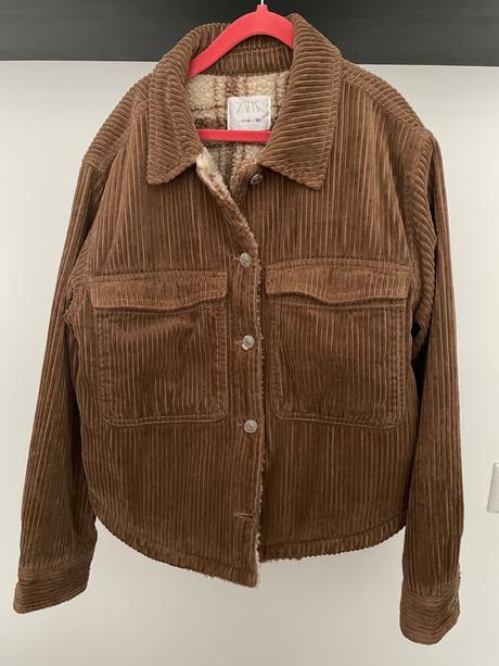 Vyteplená bunda, zara,152