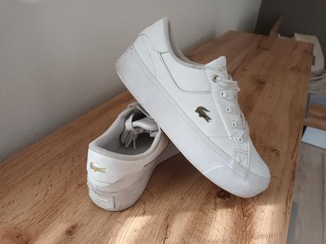 Tenisky na platforme lacoste, lacoste,39