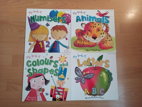 My book of animals numbers letters words, 