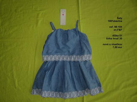 Letné šaty, f&f,104