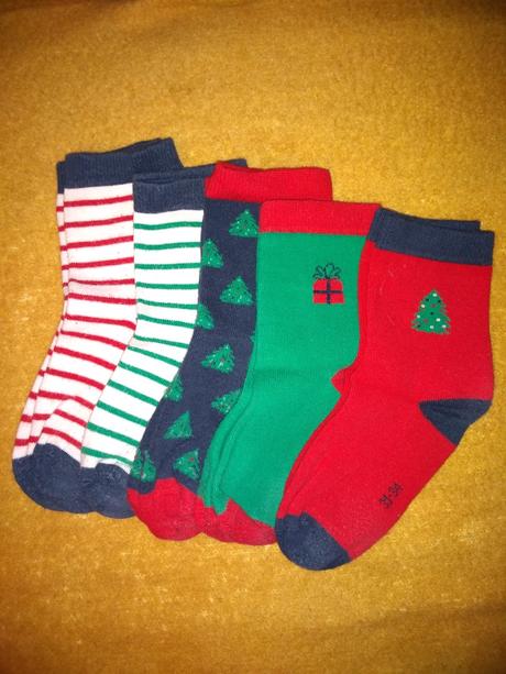 Vianočné ponožky 5 párov, 31