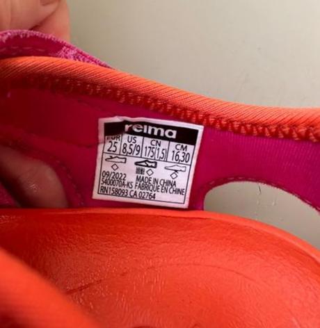 Reima koralli 25 sandalky k vode, reima,25