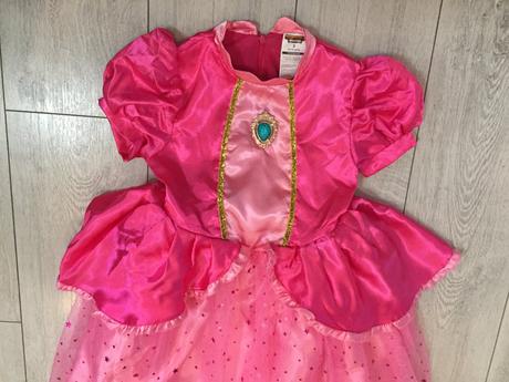 Kostym princezná peach super mario 5-7 rokov, 