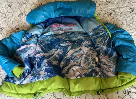 Páperová bunda s kapuckou sportalm v. s/m, s