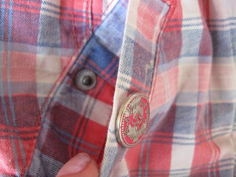 Károvaná jarná/jesenná bundička, dopodopo,116