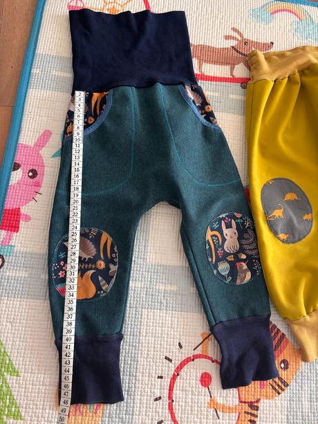 2x softshellové nohavice podšité fleecom, 98