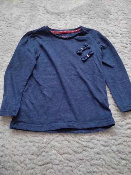 Tričko s mašličkou,3-4r, f&f,104