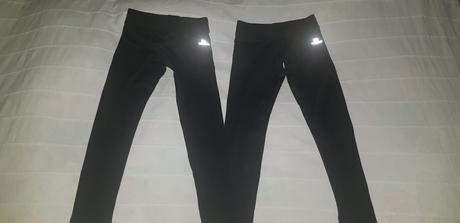 2x športové legínky 116/122, domyos,116