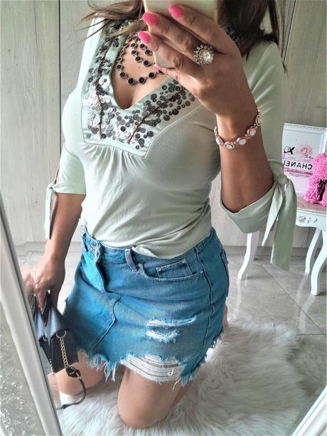 Blúzka s flitrami-s/m, otto,s