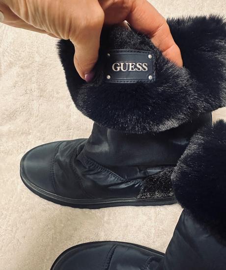 Tmavomodré snehule s kožušinkou zn. guess, guess,39 / 40