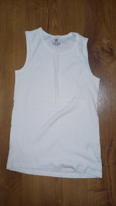 Biele tielka 3ks, h&m,158