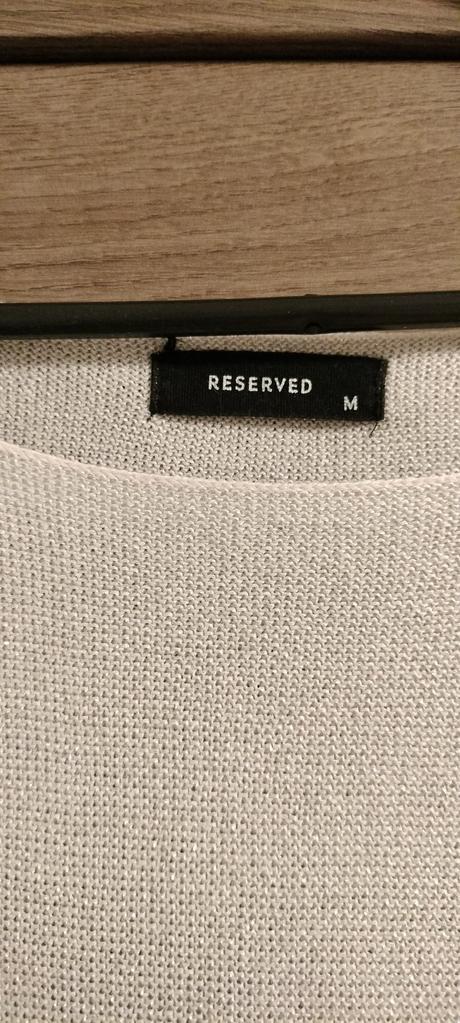 Tenký pulóvrik strieborno-svetlo sivý, reserved,m