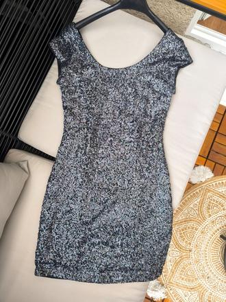 Trblietavé šaty h&m, h&m,s