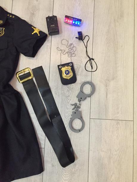 Dievčensky kostym policajtka 8-10 rokov, 