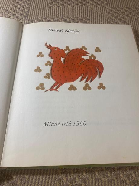 Krásna stará retro rozprávka drevený zámoček 1980,