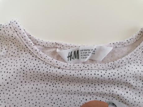 Tričko so psíkom, h&m,110