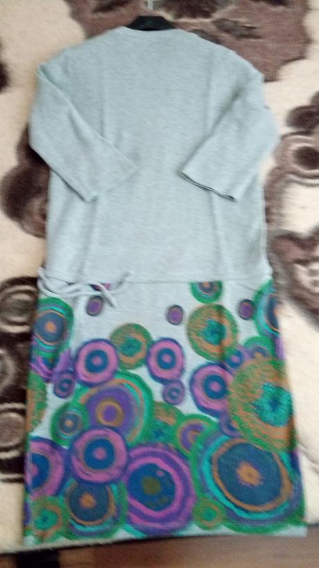 Bavlnené sivé šaty, bonprix,38