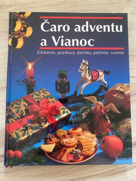 Čaro adventu a vianoc vianočná retro kniha,