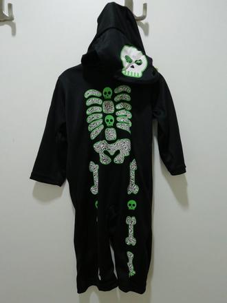 Kostra kostým karneval halloween 6/9mes.,