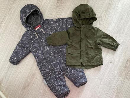 Prechodný overal + vetrovka, 74