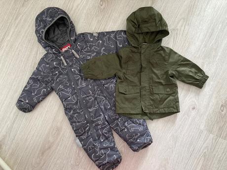 Prechodný overal + vetrovka, 74