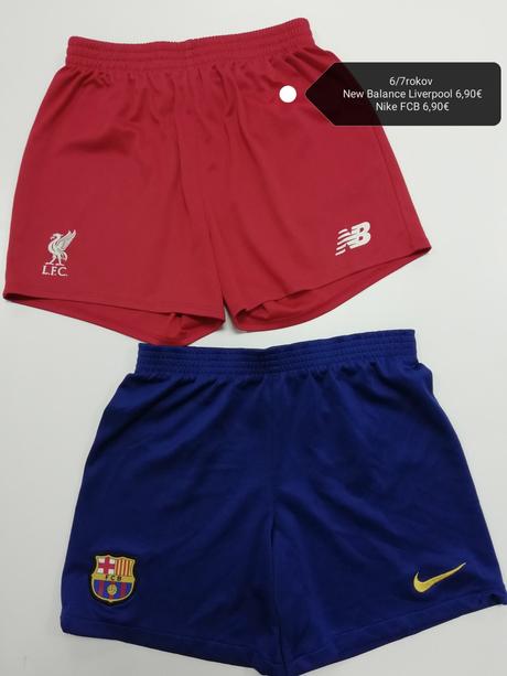 Športové futbalové kraťasy liverpool, new balance,122