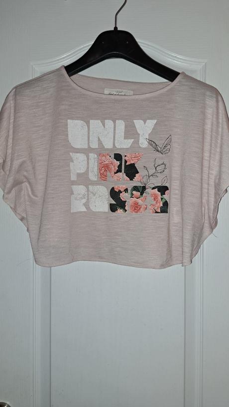 Zaujimavé tričko 134/140, h&m,134