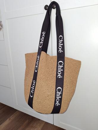 Krasna letná taška-kabelka top stav, chloé