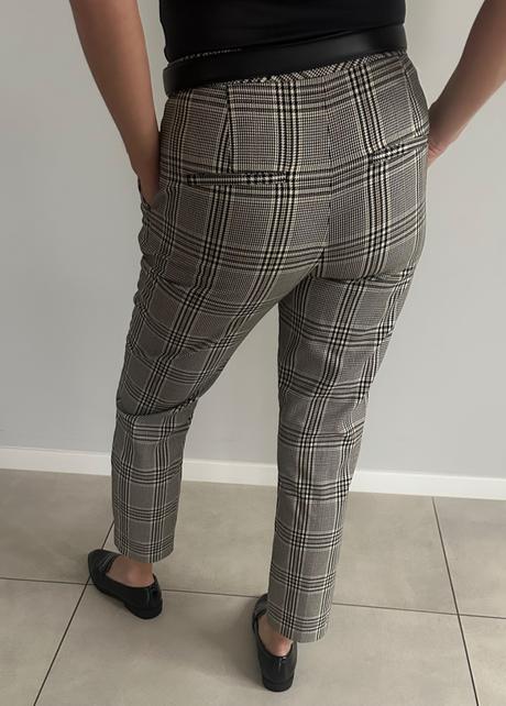 Karované nohavice h&m 36, h&m,36