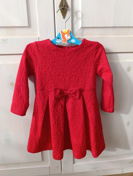 Šaty červené 80, c&a,80