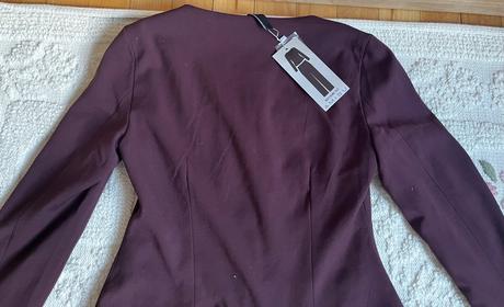 Nové čokoládovo hnedé sako, amisu, s/36, amisu,s