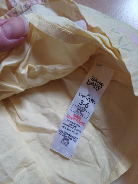 2x šaty v.68 / 3-6 mes, disney,68