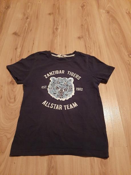 Tričko s meniacim obrázkom, h&m,140