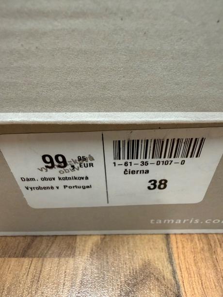 Kožené čižmy, tamaris,38