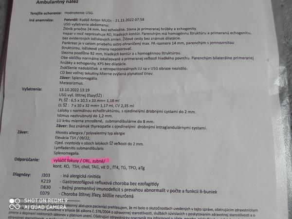 Kvôli čomu môže byť zväčšená slezina?