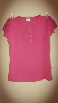 Magenta tričko, lindex,116