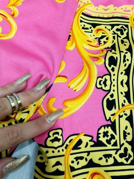 Vzorované nohavice s, s