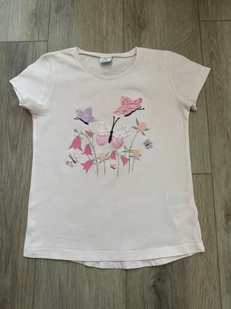 Tričko lindex 128 motýle, lindex,128